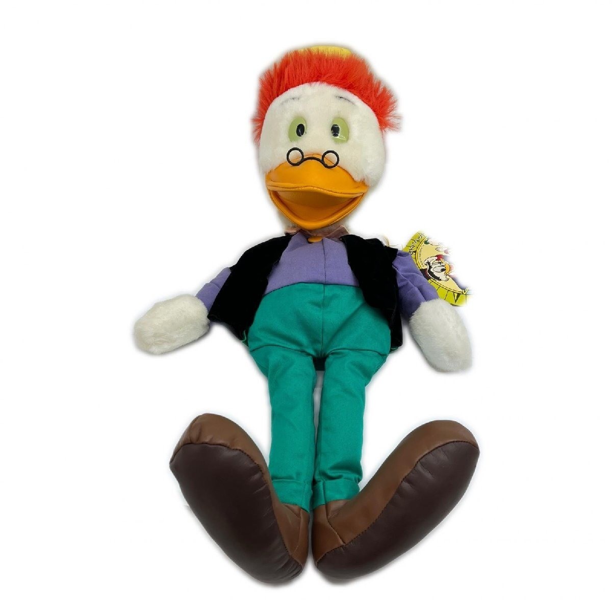 Nakajima Seisakusho Disney DuckTales Gyro Gearloose Hand Puppet Plush Tag Toy