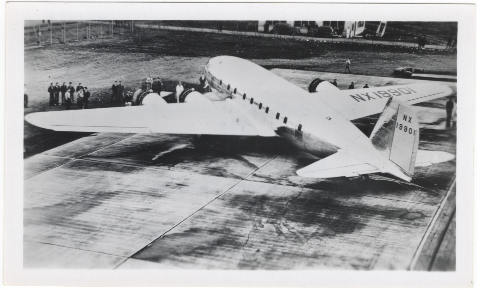 Boeing 307 Stratoliner NX19901 1939 The 80-Day Prototype 4.50x2.75in