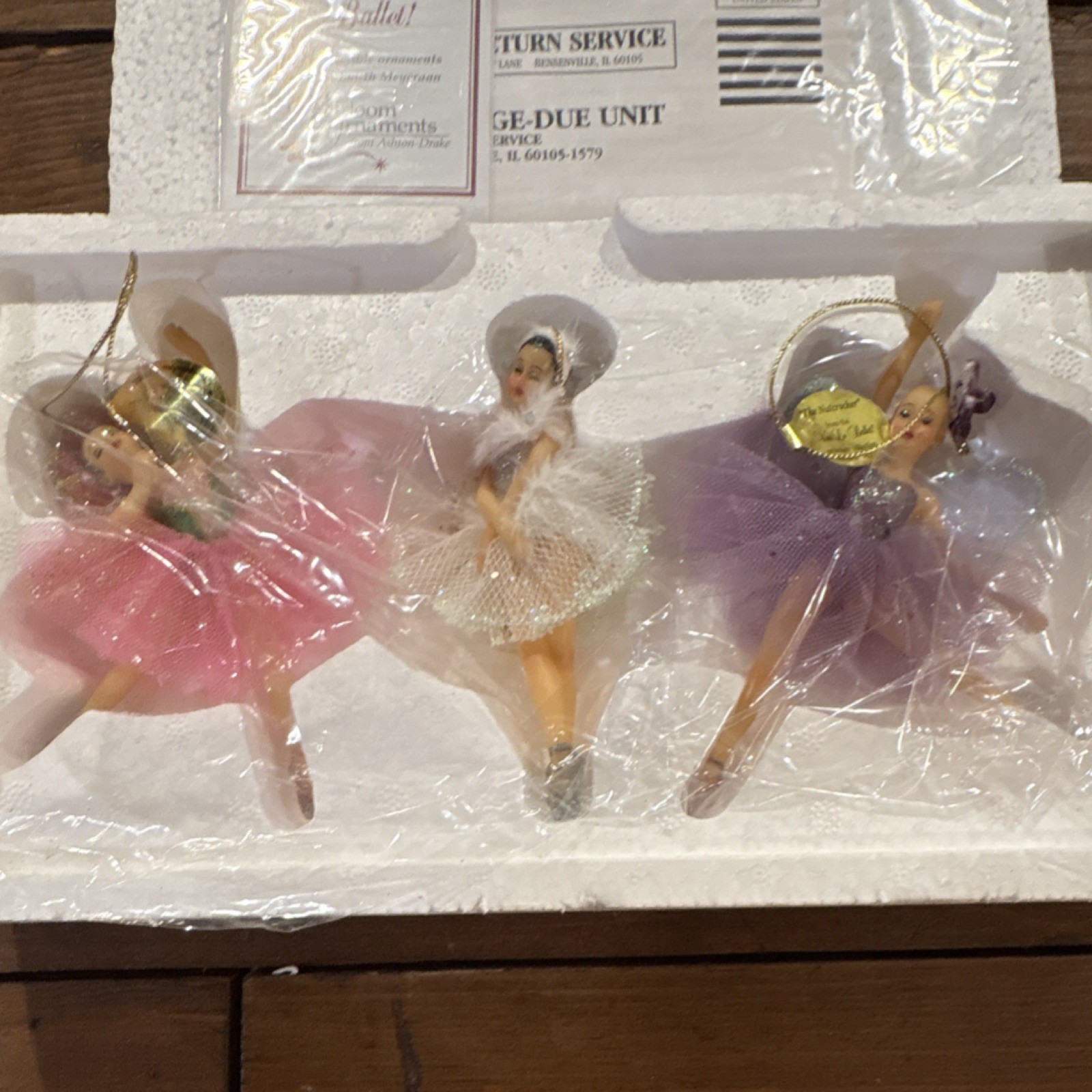 The Ashton-Drake Galleries Vive Le Ballet complete set of 17 sets of 3