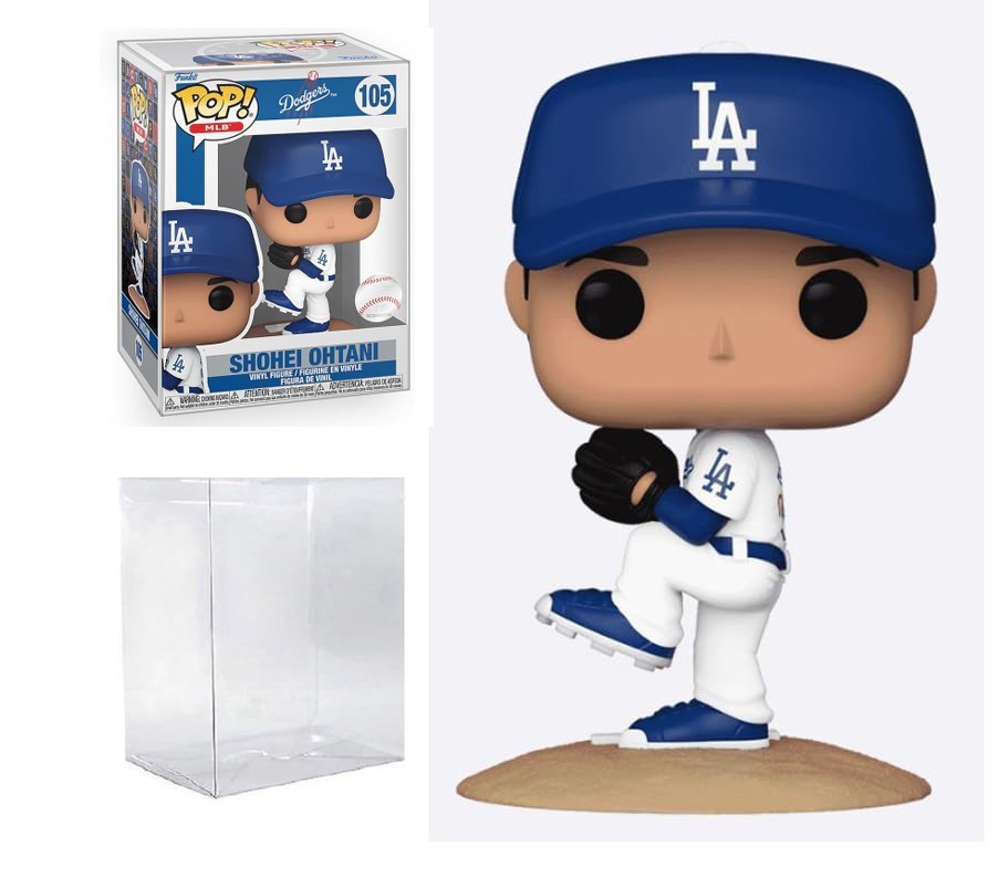 Funko POP MLB LA Dodgers Shohei Ohtani #105 (Pitching) New  w/ Protector