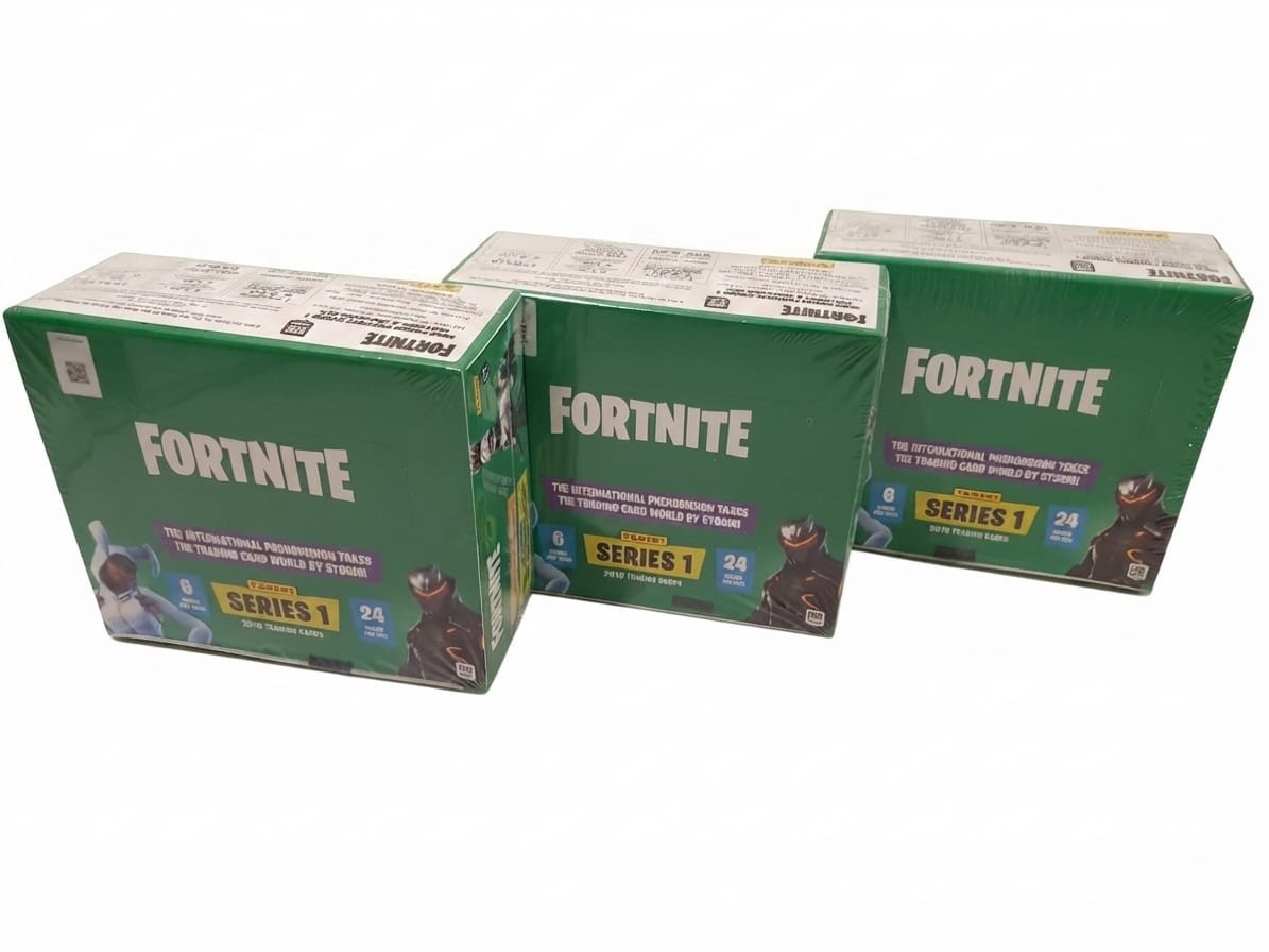 3 x Panini Fortnite Series 1 - Green Hobbybox - Box 2019 - Box - NEW -