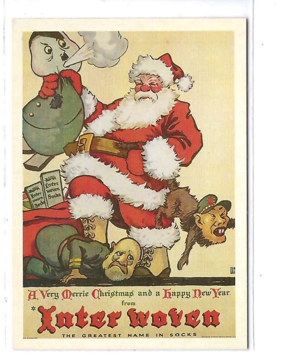Santa Claus Nostalgic Art Collection Ad Jan 1944