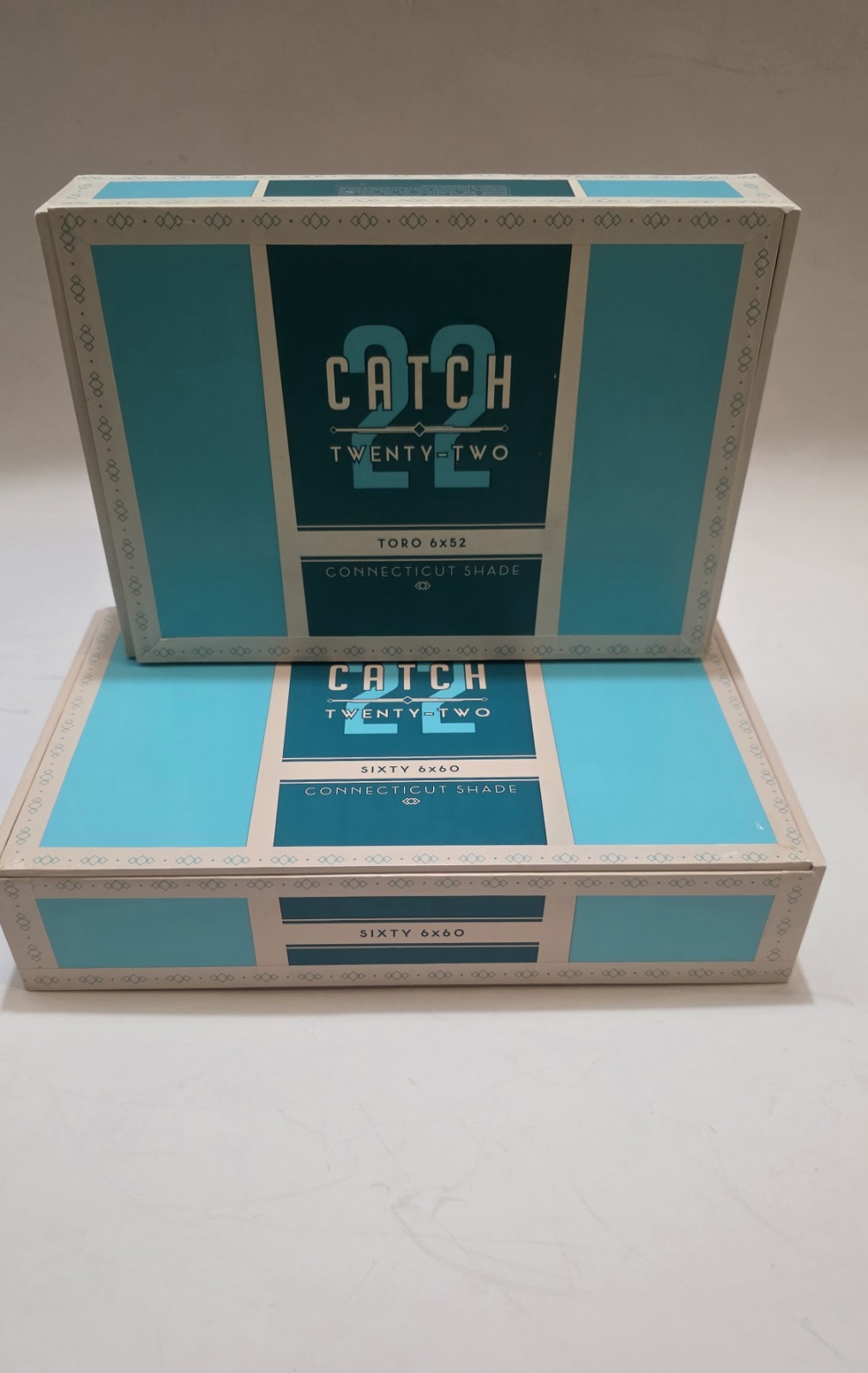 Catch 22 Empty Cigar Boxes New 2 Beautiful & Rare Find