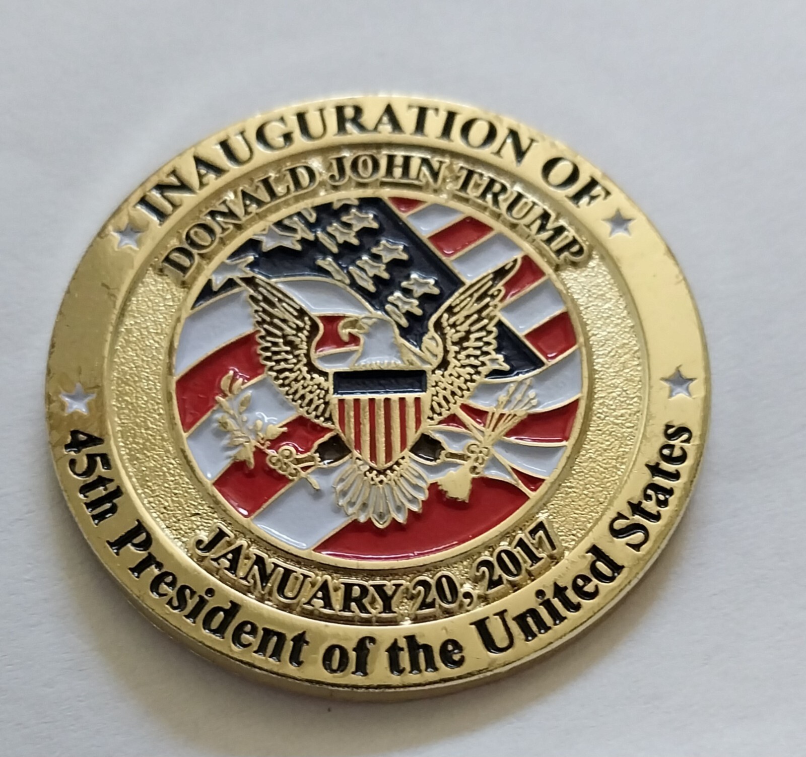 President Trump Inaugaration Pin 2017