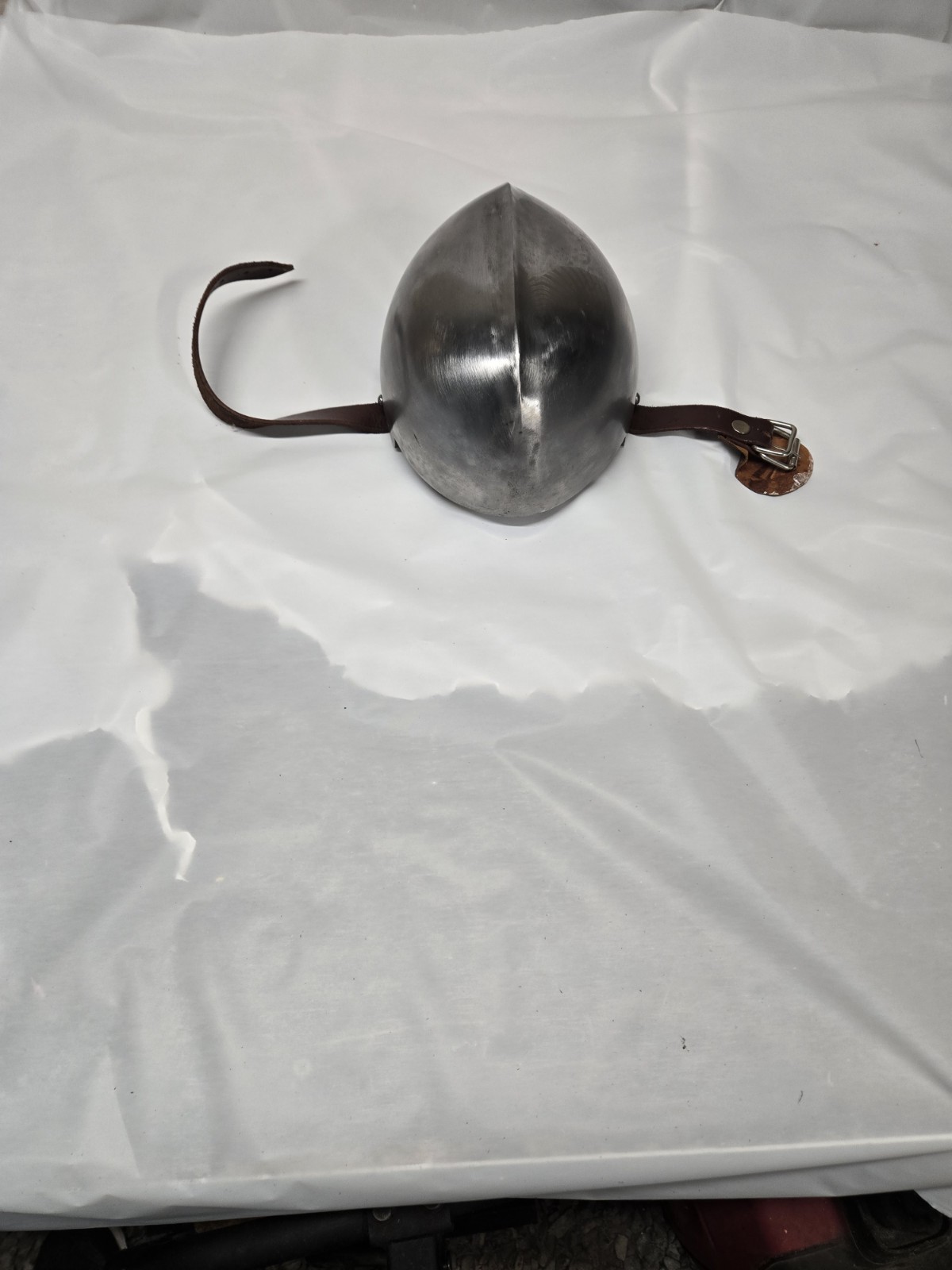 SCA 16GA Steel Cup Hilt Basket Guard Rattan Combat HEMA Armor Sword Building