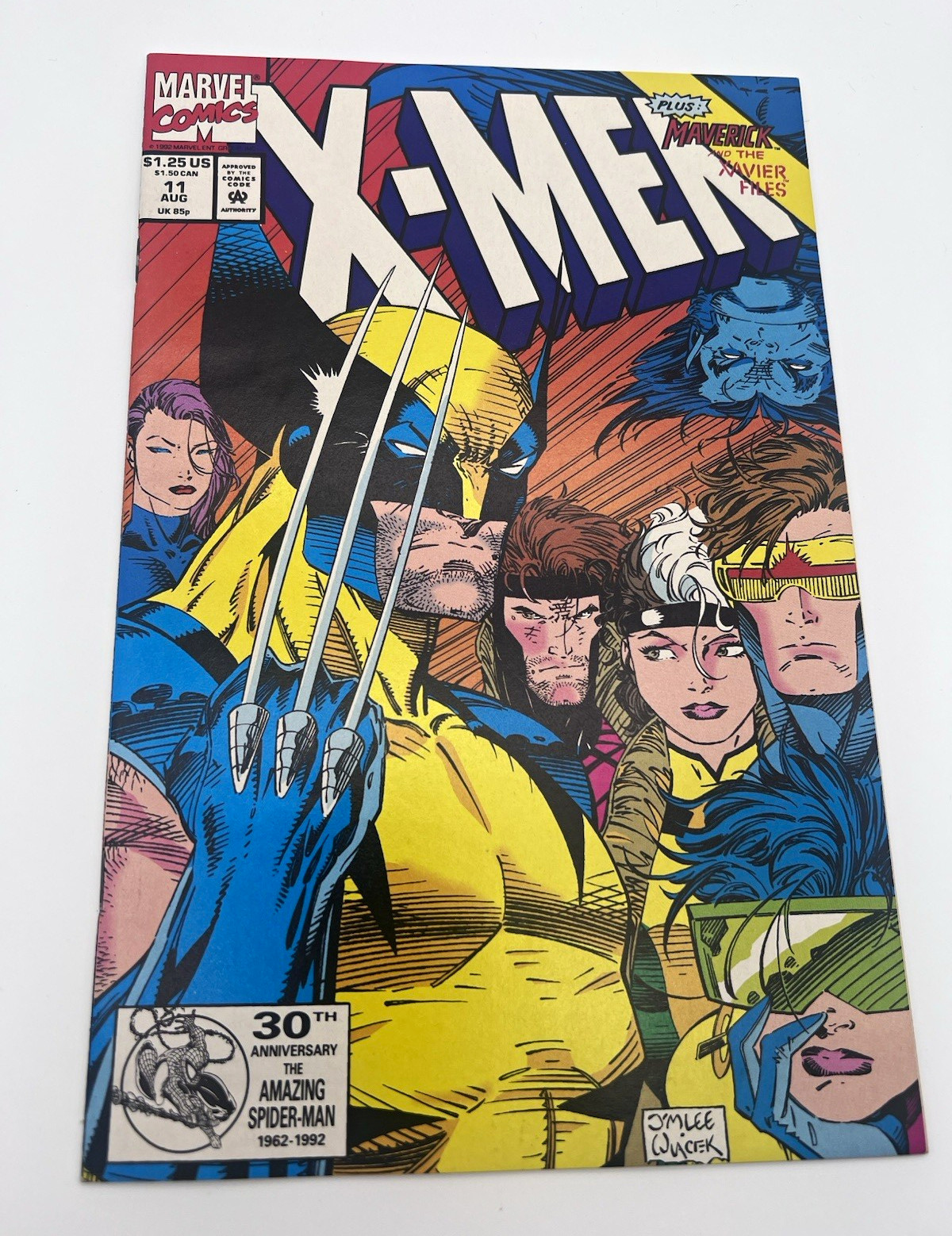 Marvel Comics X-Men #11 (1992)  Jim Lee VF/NM 1st Print Raw