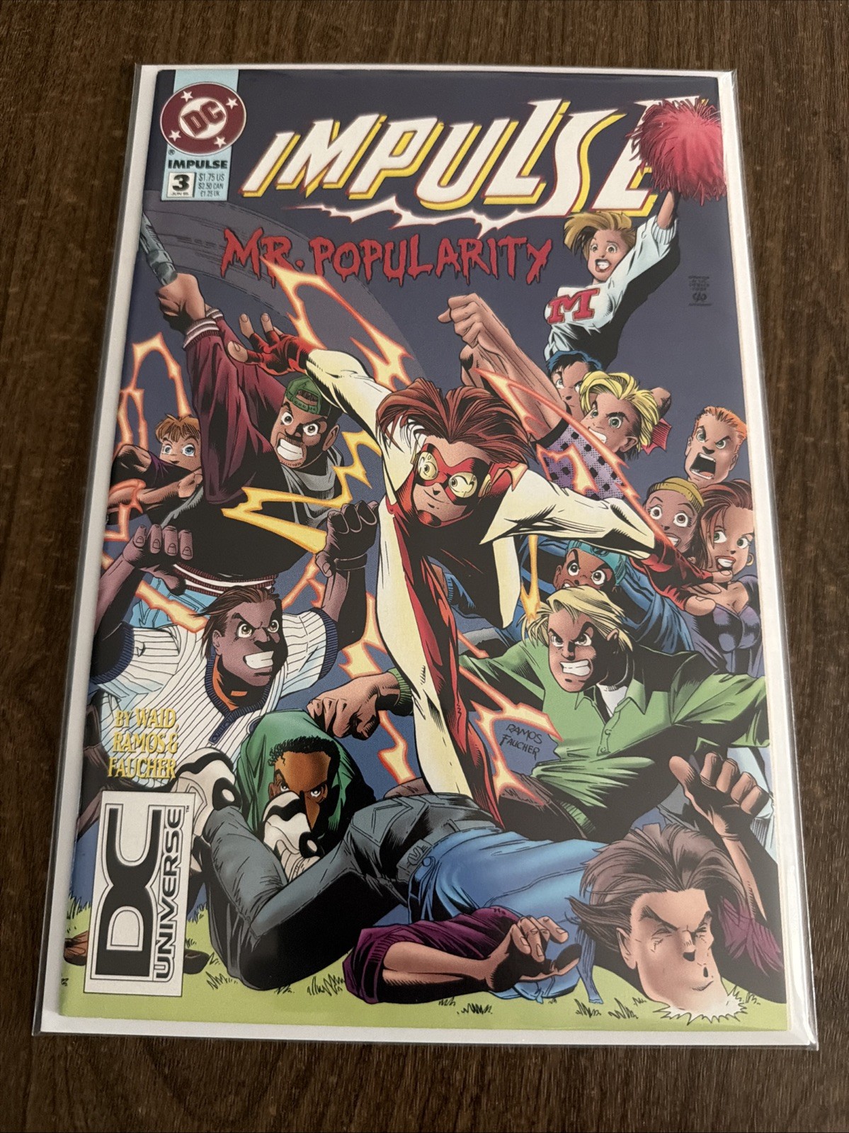 Impulse 3 DC Universe Logo Variant DCU DC COMICS 1995 NM/NM- Range Super Scarce