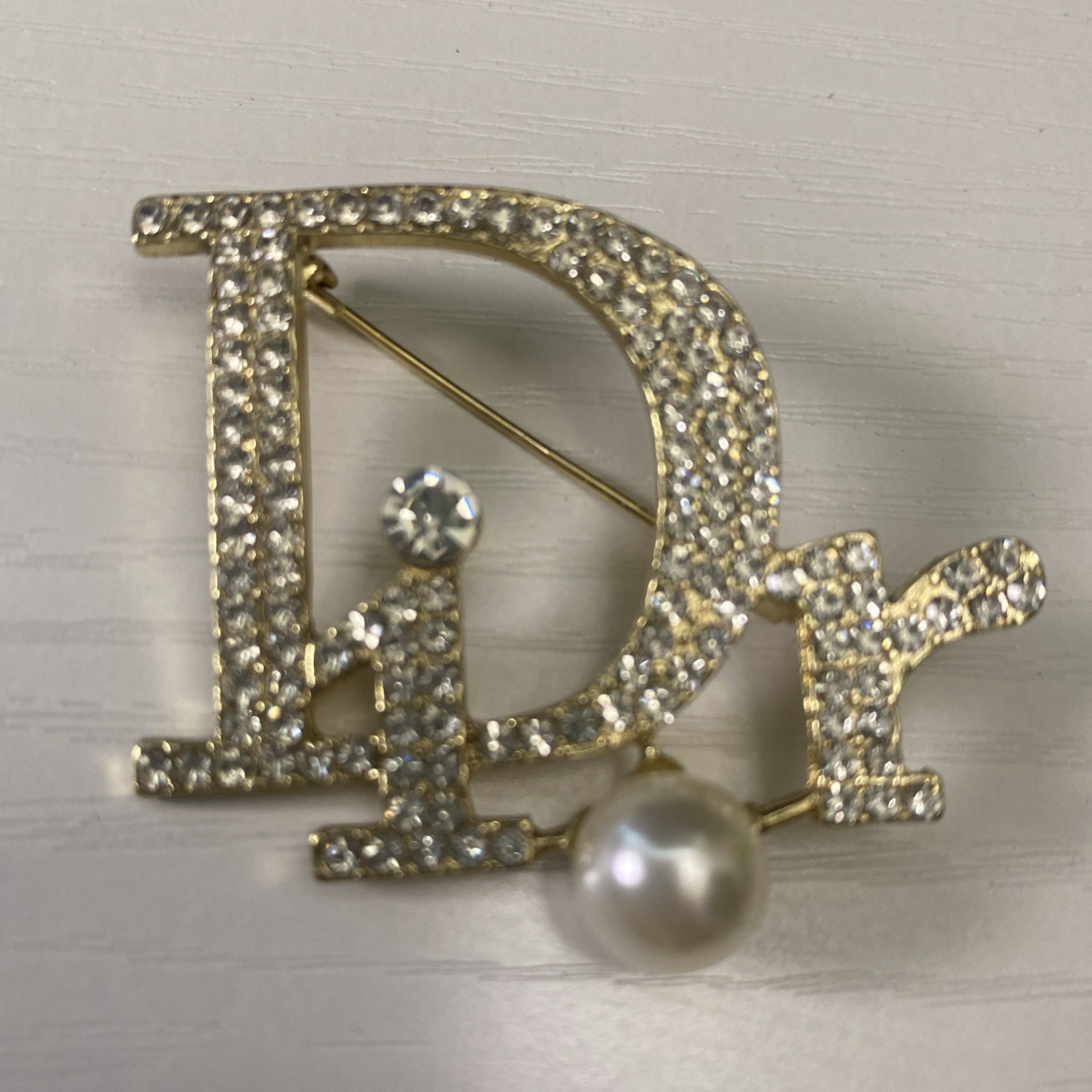 Elegant Luxurious Dior Brooch Pin