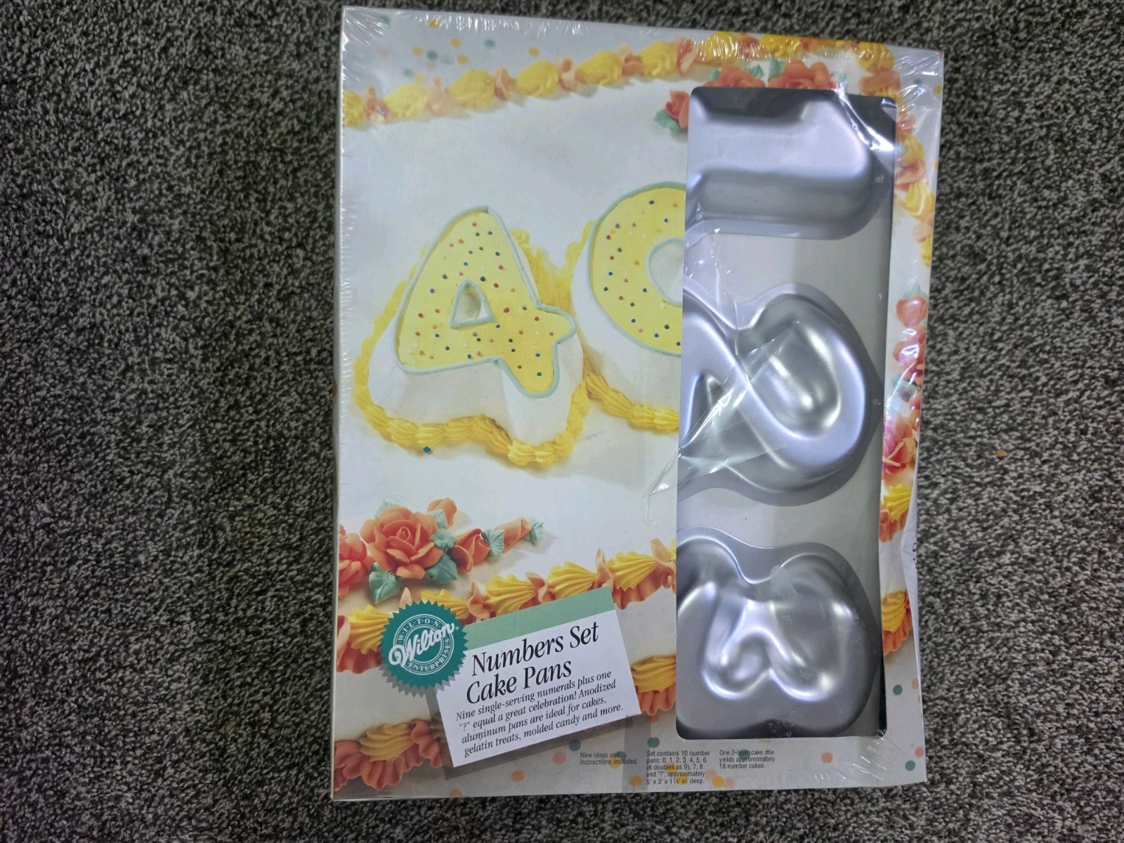 vintage Wilton Numbers Set Cake Pans