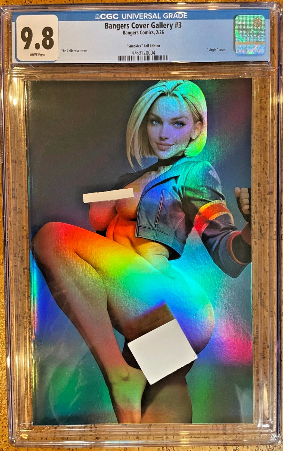 CAMMY Street Fighter CGC 9.8 BANGERS Cover Gallery N VIRGIN FOIL VARIANT LTD/10