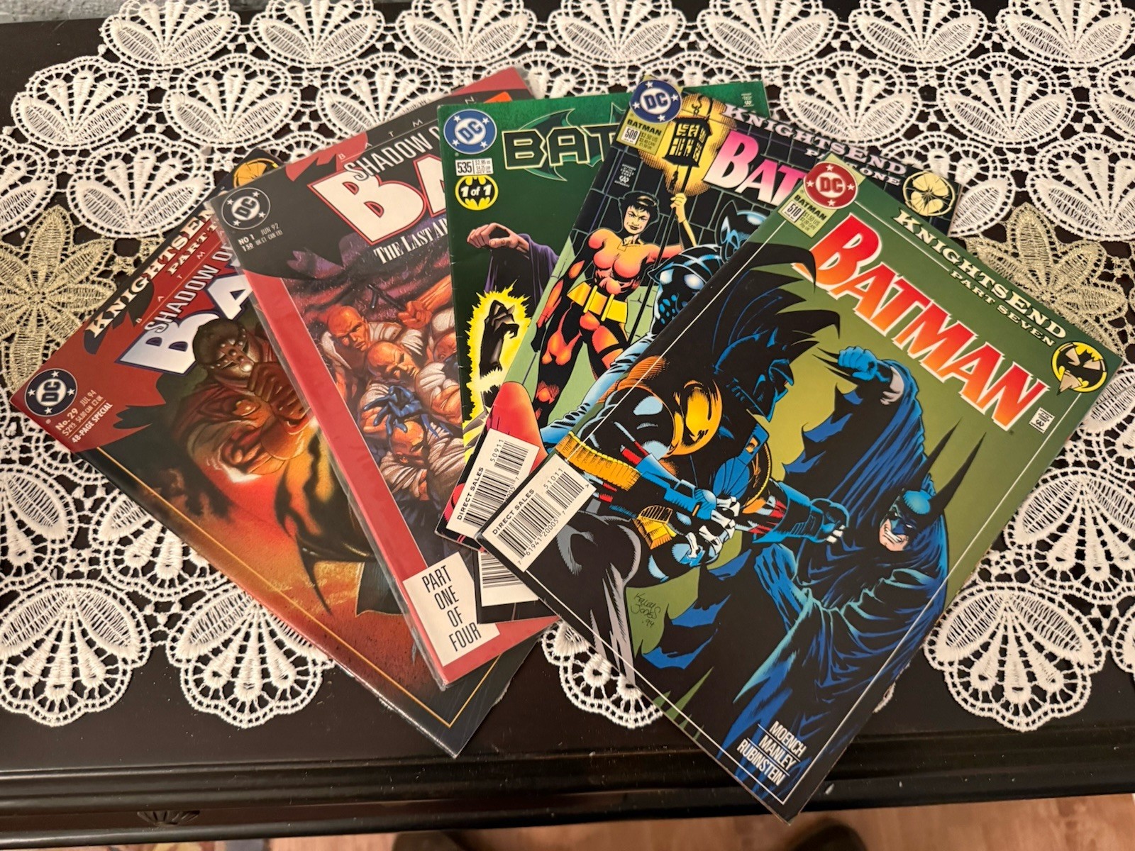 Vintage Comics Batman Bat Comic Book Lot of 5  1990’s 