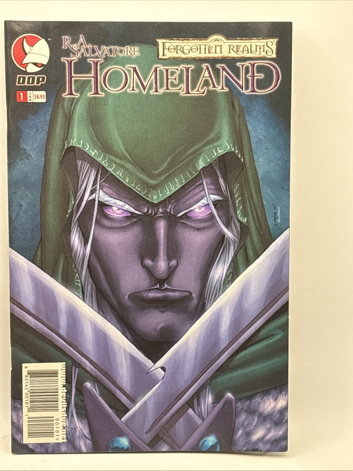 Forgotten Realms Homeland 1 - R.A. Salvatore- Devil's Due Publishing- See Photos