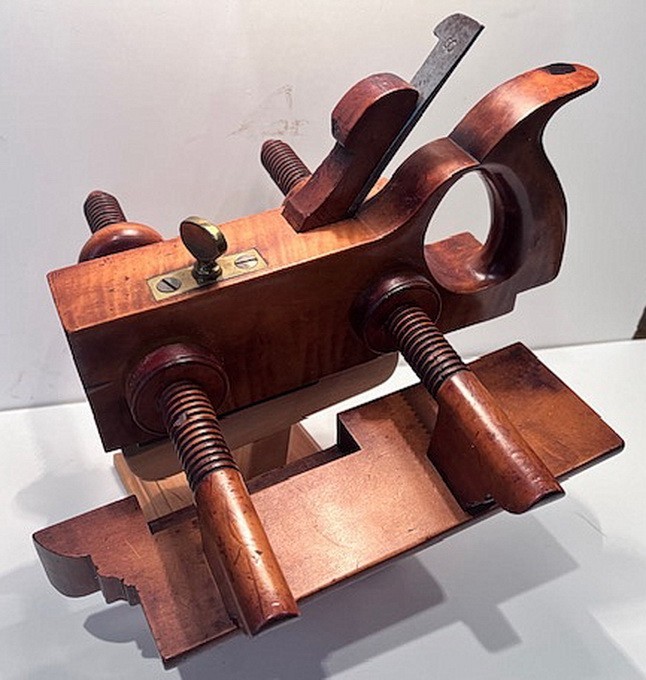 GORGEOUS 100% SOLID BOXWOOD PLOW PLANE IN EXCELLENT CONDITION