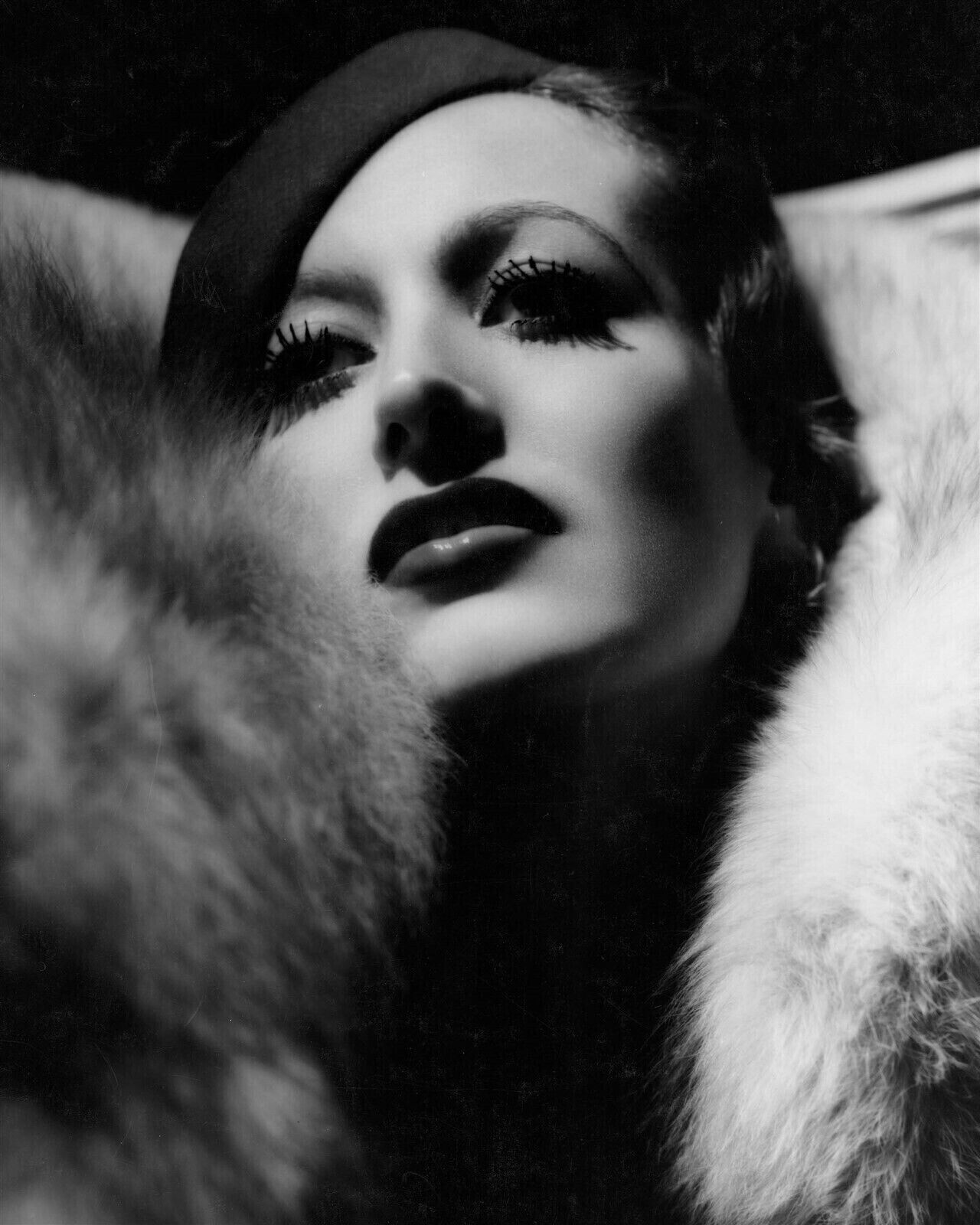 Joan Crawford glamour luscious lips wearing furs 11x14 poster Sadie McKee