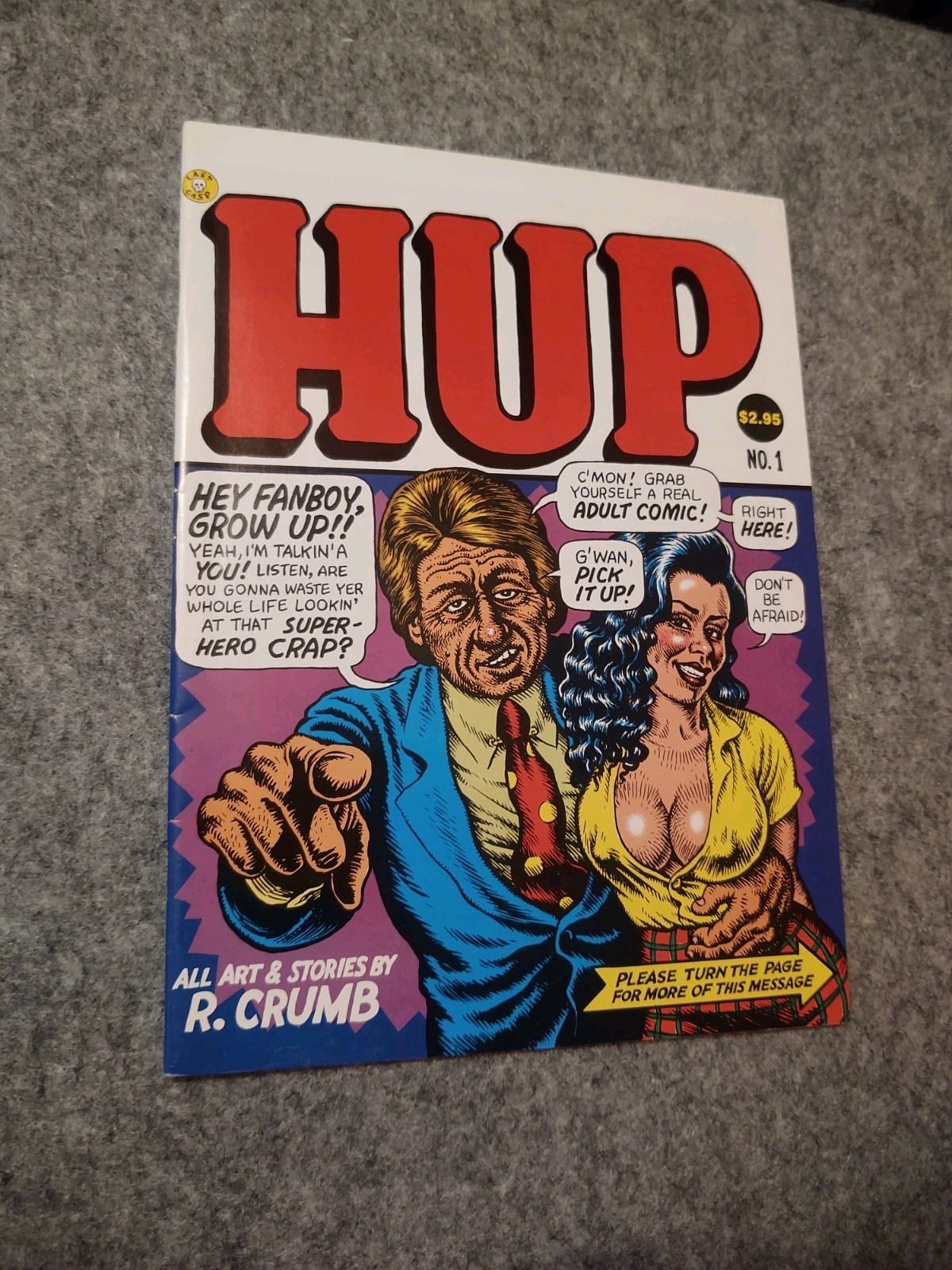 Hup 1 R Crumb Last Gasp Comix robert zap 1987 weirdo devil girl woman 3rd print 
