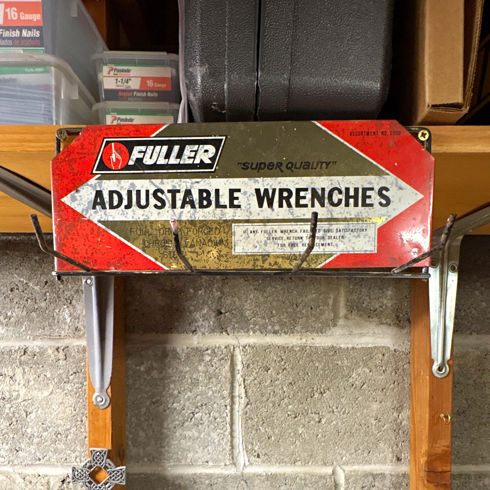 Fuller Vintage Original Metal Advertising Sign 