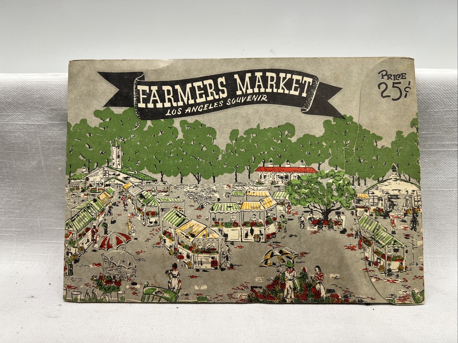 Vintage 1950s Farmers Market Los Angeles Ca Souvenir Booklet