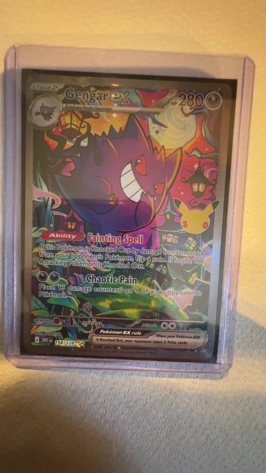 Pokémon TCG | Gengar EX 154/128 | Special Illustration Rare | 30th Anniversary
