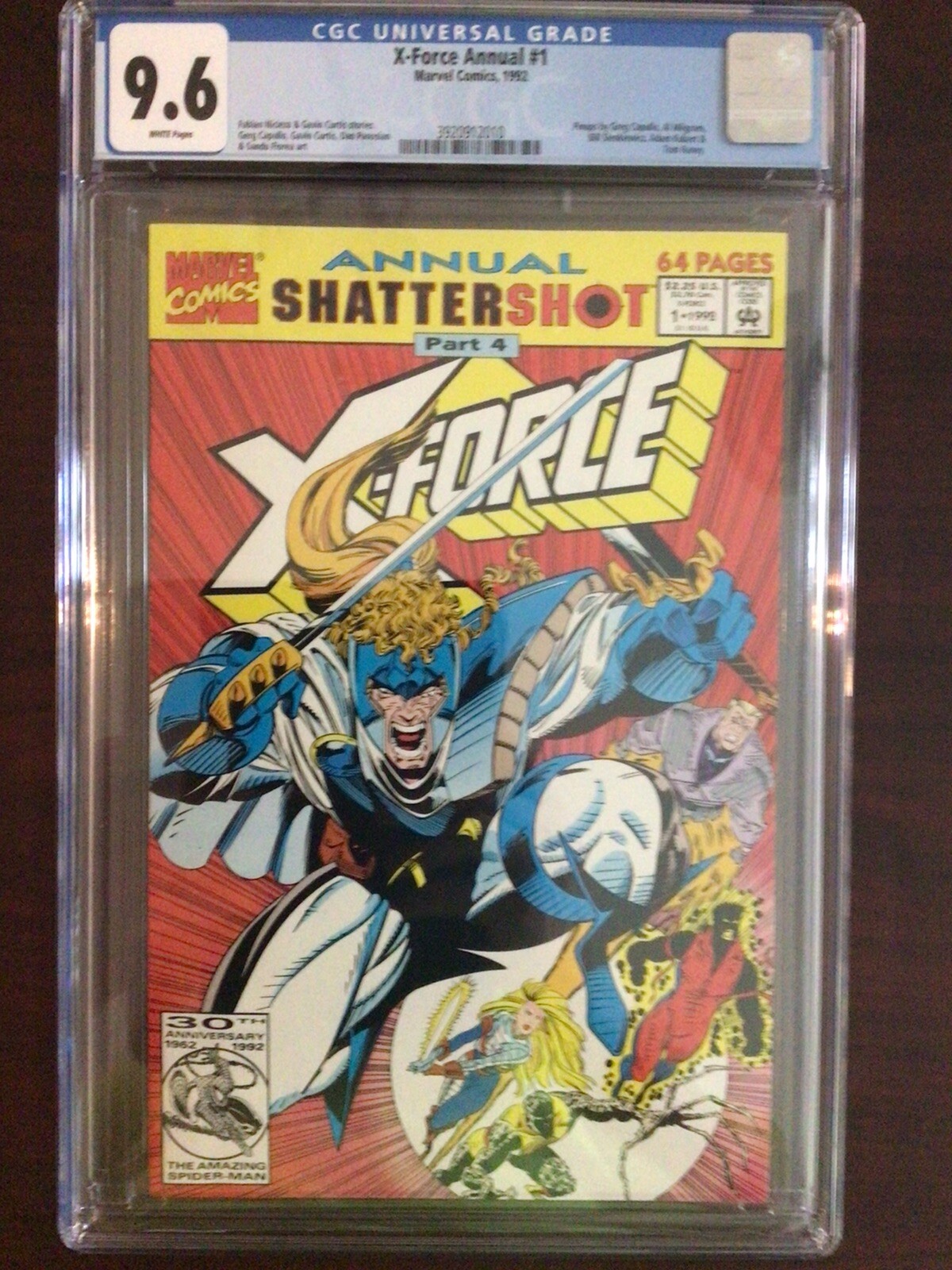 CGC 9.6 X-Force Annual 1 White Pages X-Men