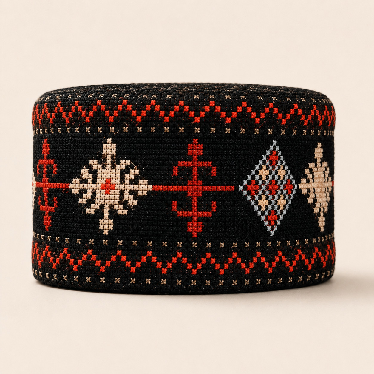 Orthodox Skufia Hat Christian Clergy Kufi Cap Embroidered Black Custom Size