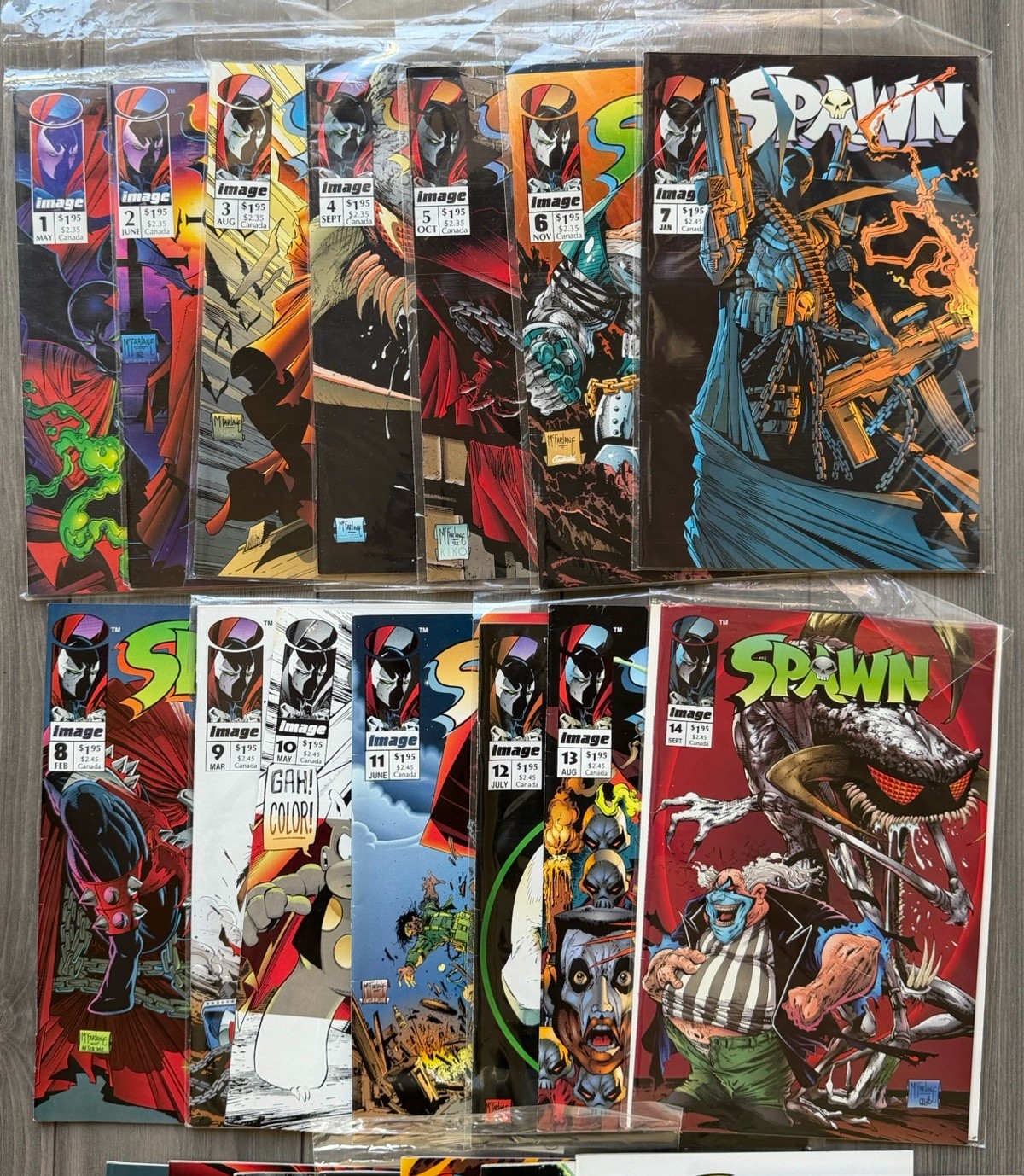 Image Comics Spawn 1992 Comic Book Lot Todd McFarlane Modern Age Mixed Lot
