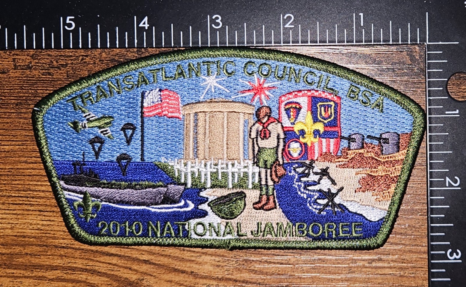 Transatlantic Council BSA 2010 National Jamboree Boy Scout Green Border CSP