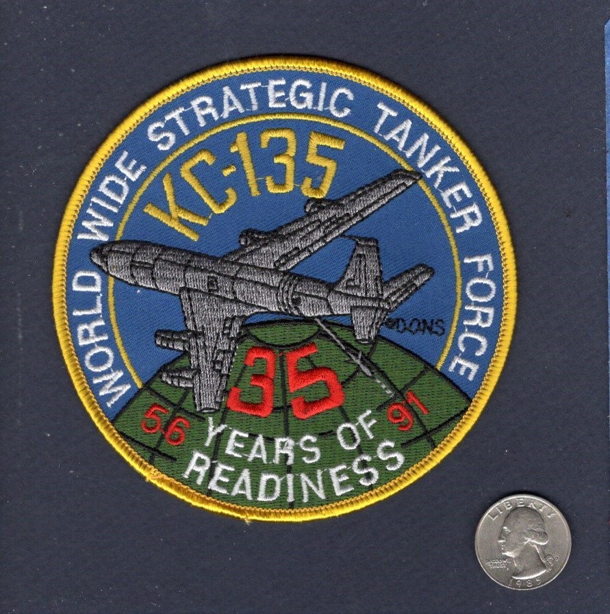 KC-135 STRATOTANKER 35th ANNIVERSARY 1956 1991 USAF ANG ARS Squadron Patch
