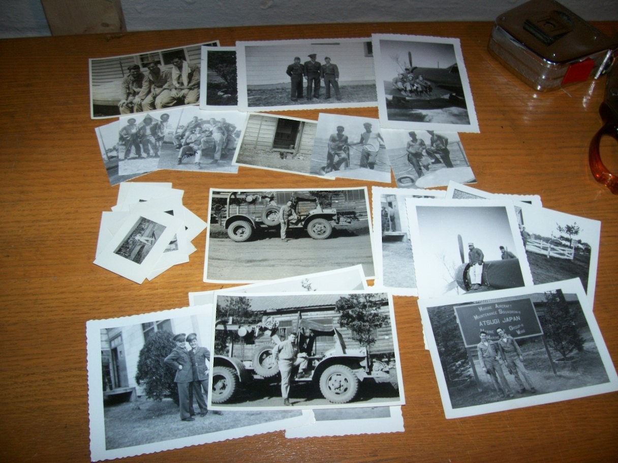 70 PHOTOS MOSTLY MARINE AIRCRAFT MAINTENANCE SQUADRON-II ATSUGI, JAPAN 1951-52