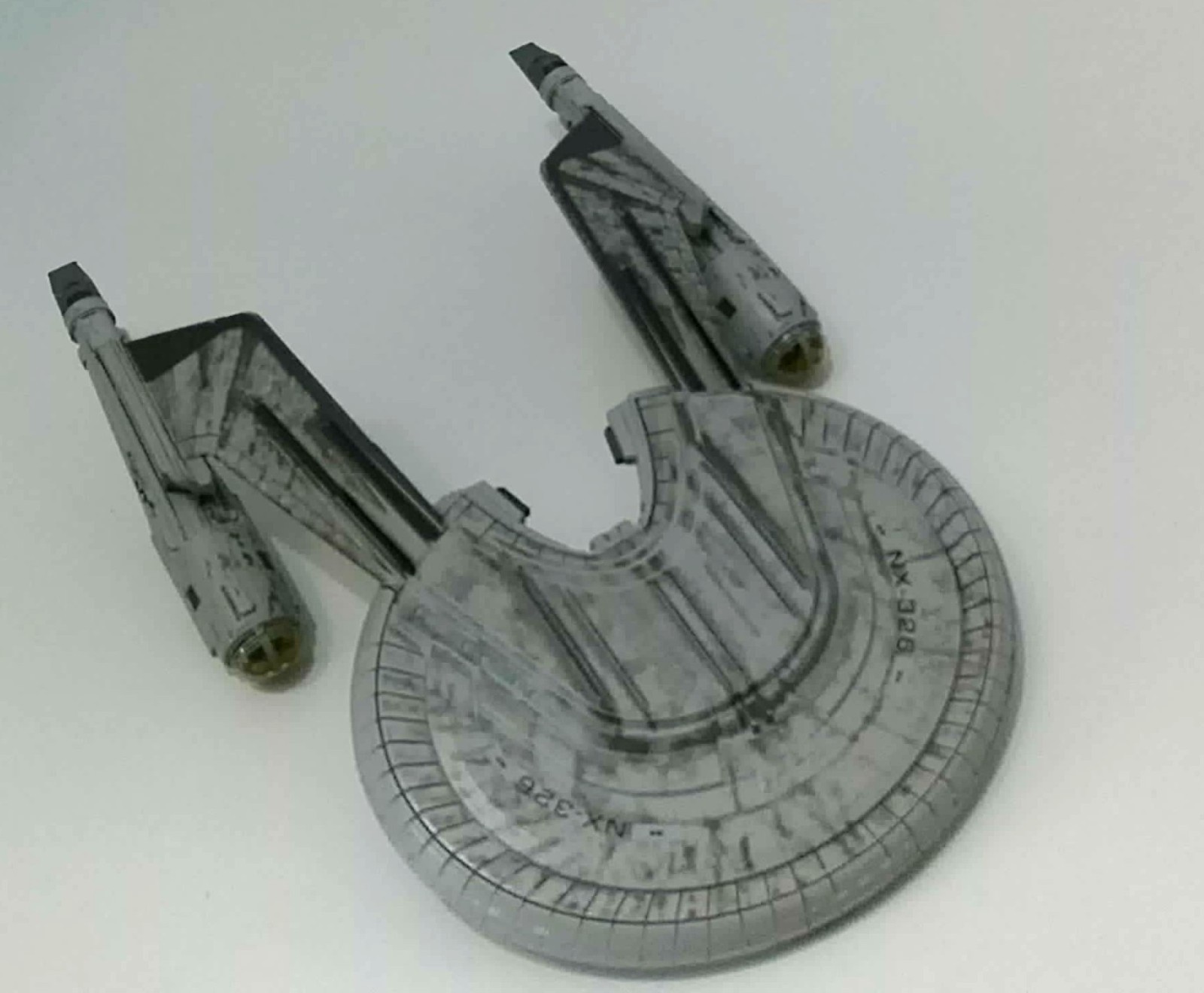 Star Trek Eaglemoss USS Franklin 8 inch, no stand, no book, no box
