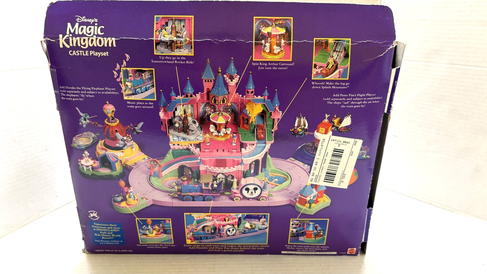 Mattel Disney Magic Kingdom Castle Playset Magical Miniatures #22468
