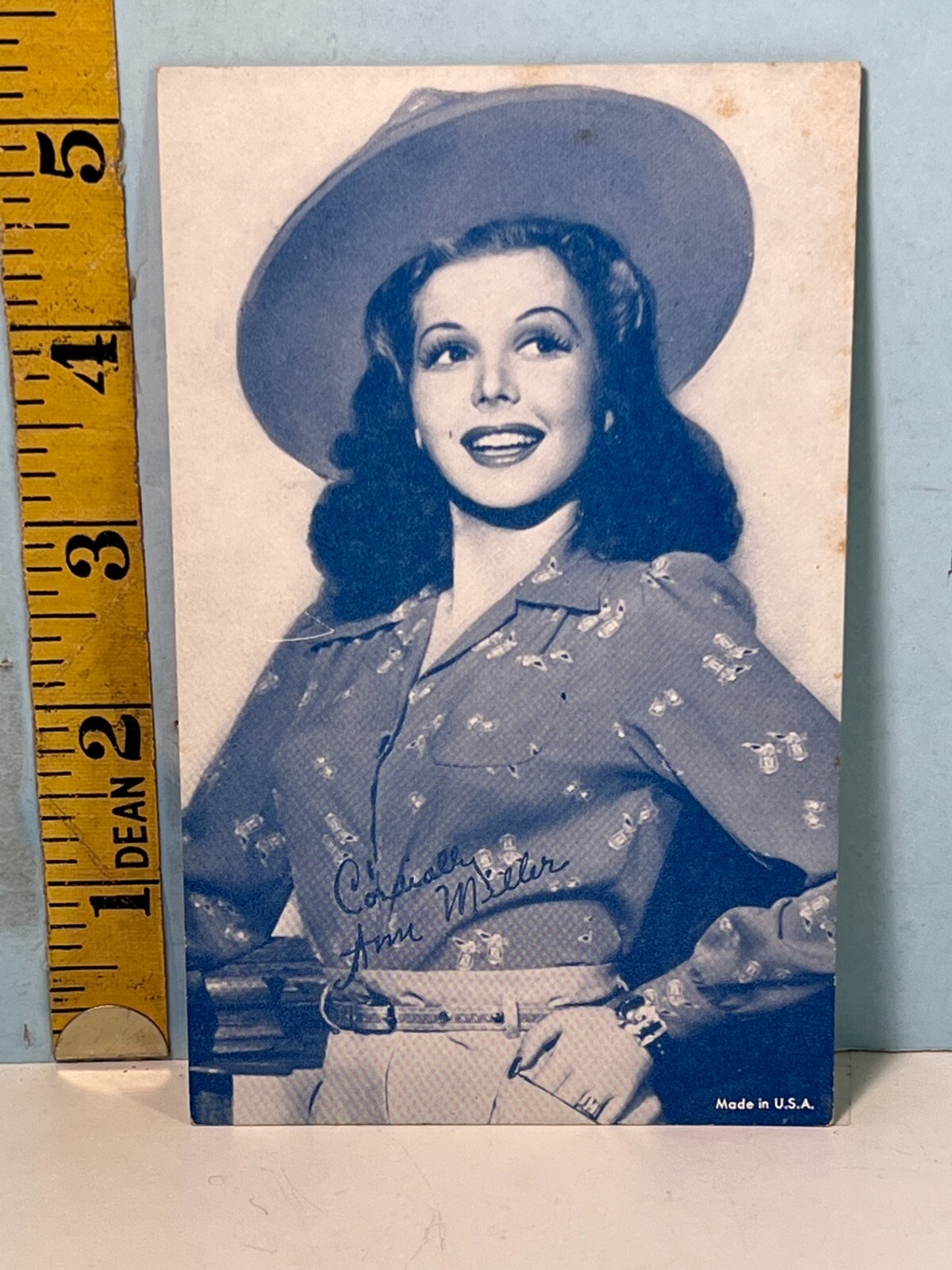 1947-66 Exhibit Card Pinup Cowgirl Ann Miller