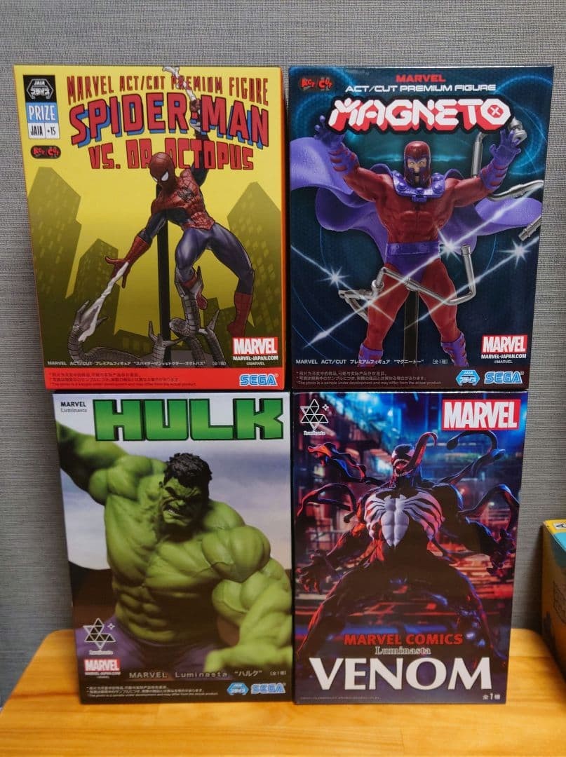 Marvel Luminasta ACT CUT Figure Set Collectible Toy Authentic Anime Japan