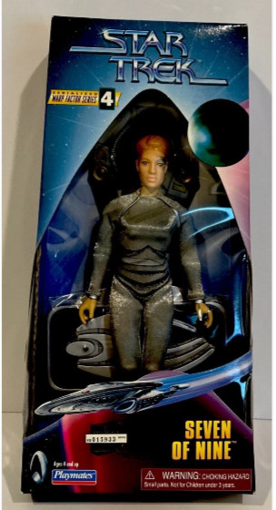 VINTAGE 1998 Playmates SEVEN OF NINE Star Trek Warp FactorSeries 9\