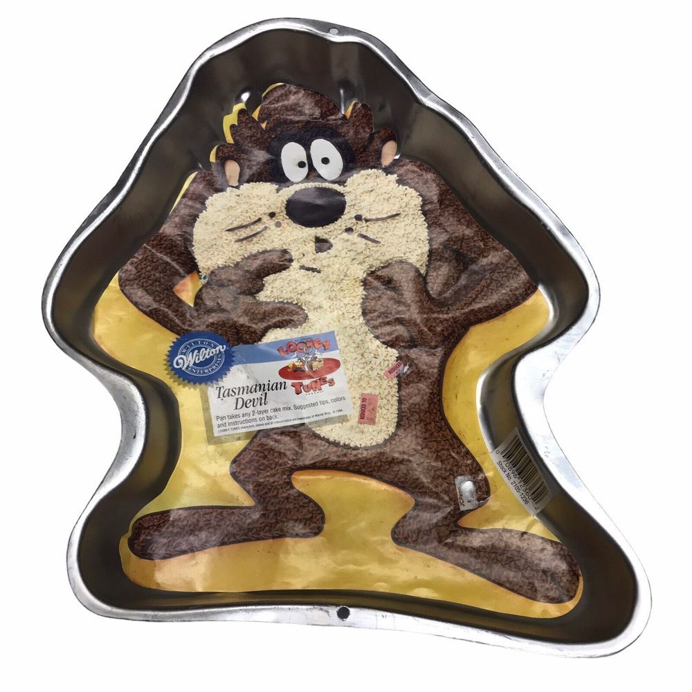 Wilton Taz The Tazmanian Devil Cake Pan Mold 1995 2105-1236 WB Looney Tunes