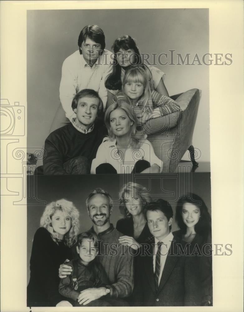 1989 Press Photo Micheal J. Fox and cast of \