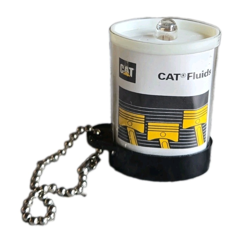 Caterpillar Tractor Promo Keychain Light
