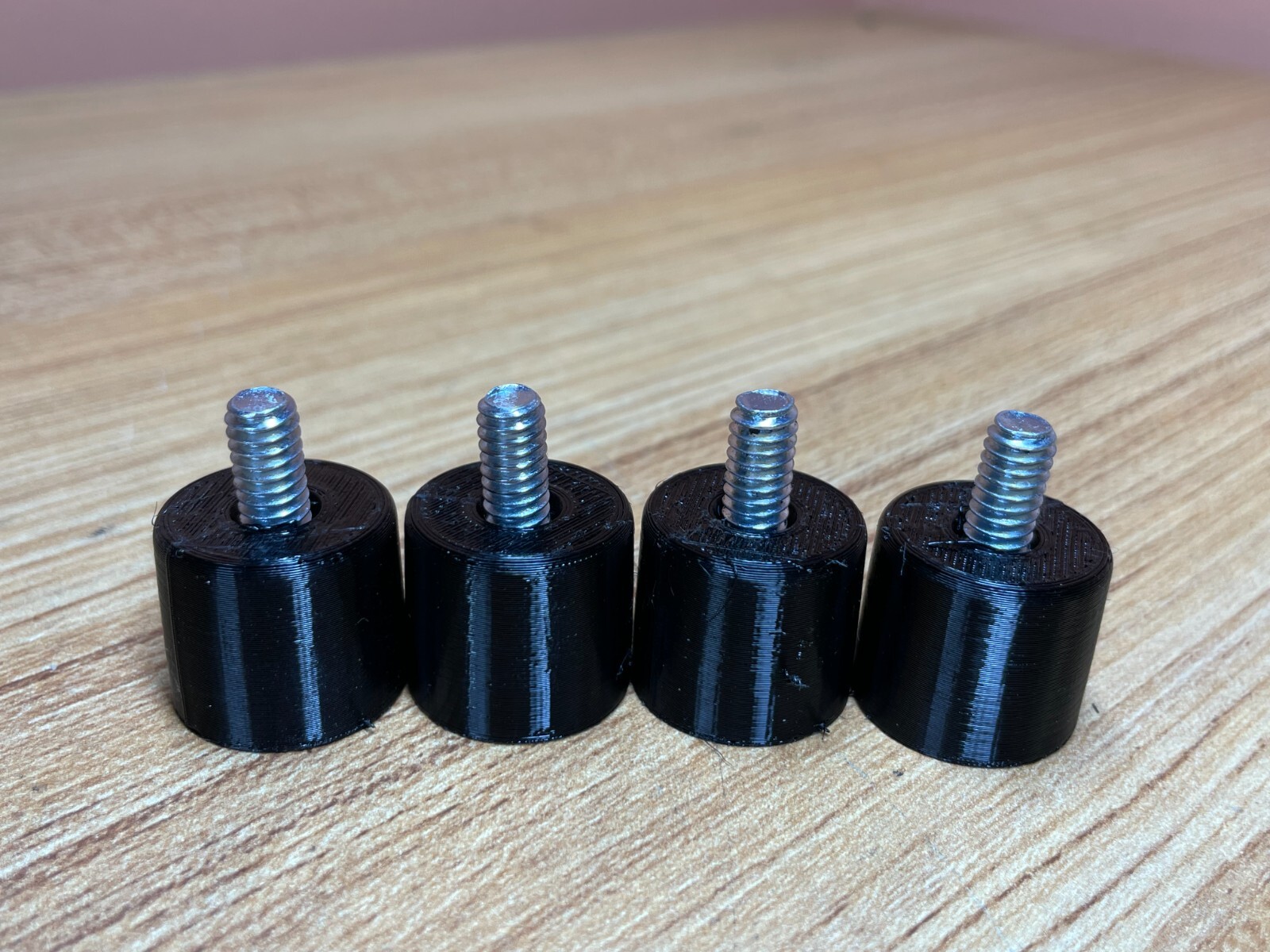 Replacement Foot Mounts (Set of 4 Feet) for Underwood 5, 4, 3 Typewriter Models