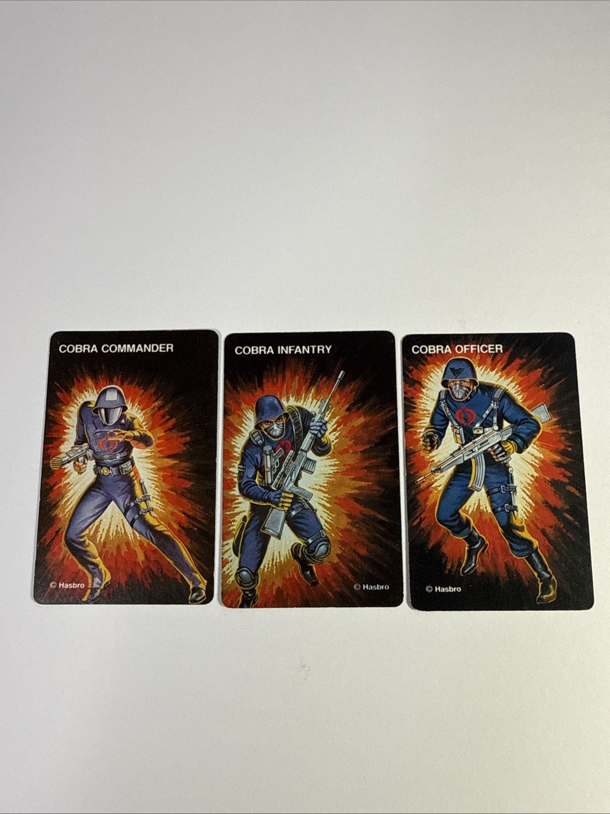 1982 G.I. Joe Card Lot Cobra Commander Rookie Hasbro Vintage Rare