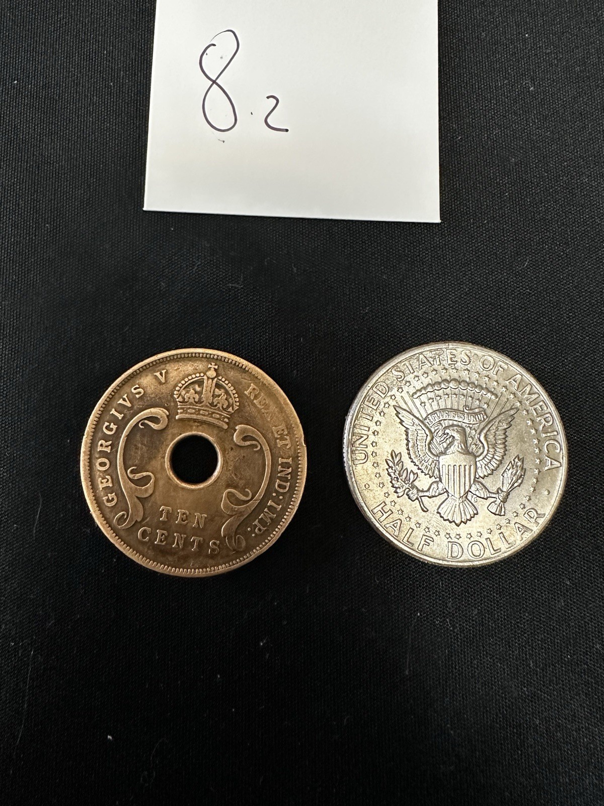 Chinatown Coin Set Using East African Dime/ Kennedy Half.