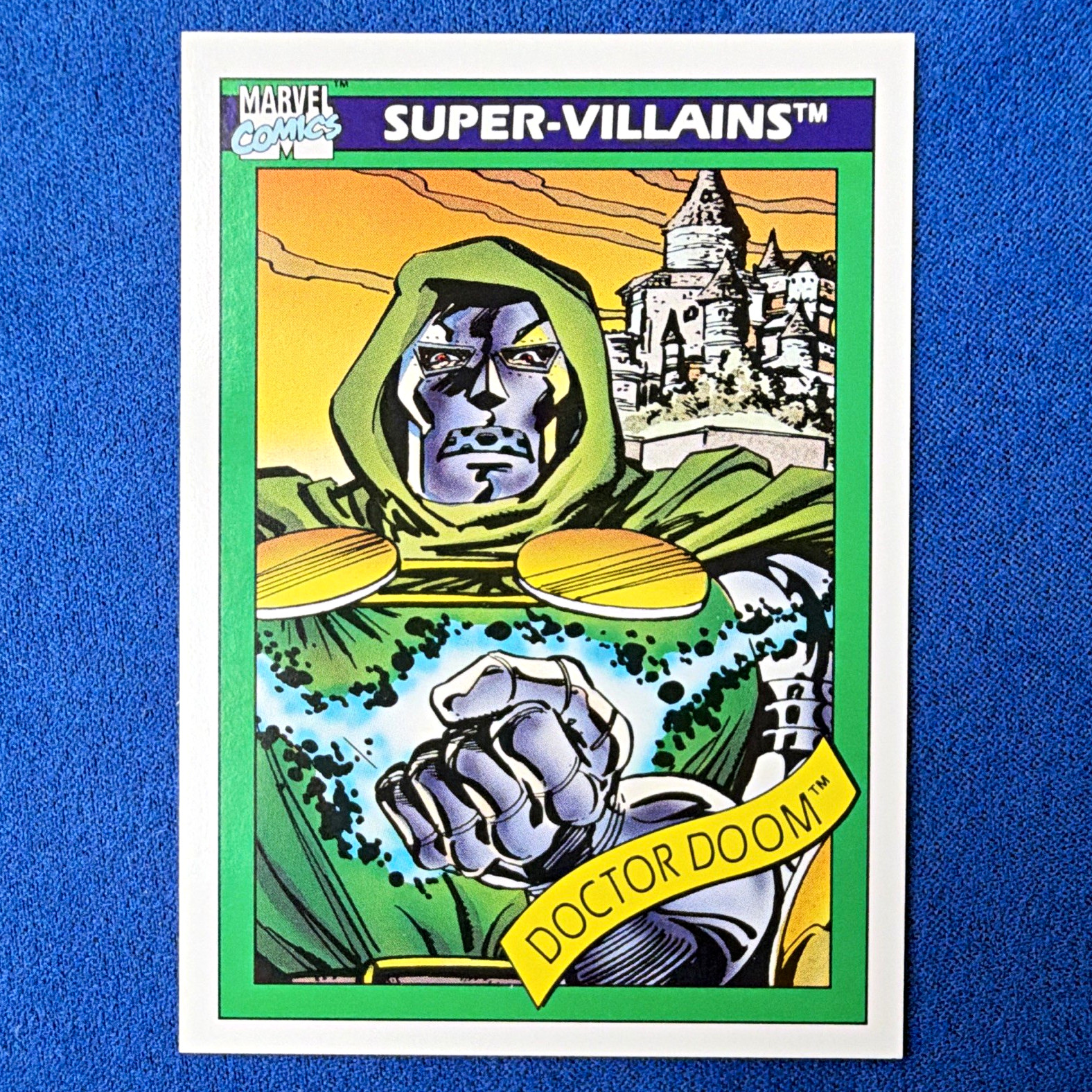 1990 Marvel Comics Super-Villains Doctor Doom #60 Base Set Non-Sport Card