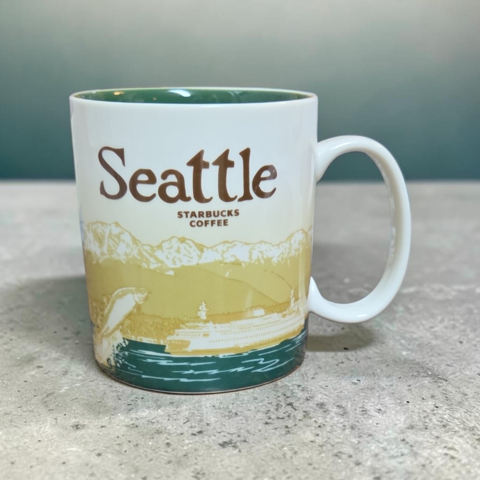 Starbucks Global Series SEATTLE 16oz Ceramic 2012 Mug