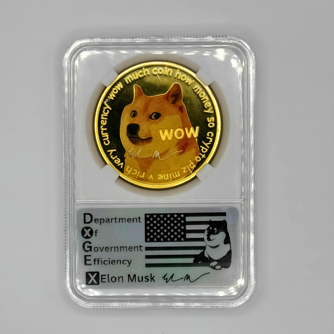 Elon Musk Signature Laser Engraved DOGE COIN- Limited Edition