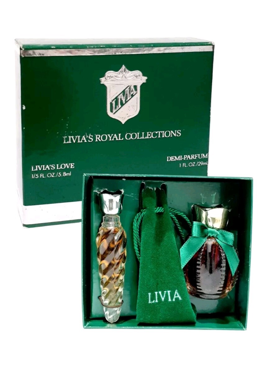 Vintage Livia's Royal Collections Livia's Love & Demi Parfum Set SEE DESCRIPTION