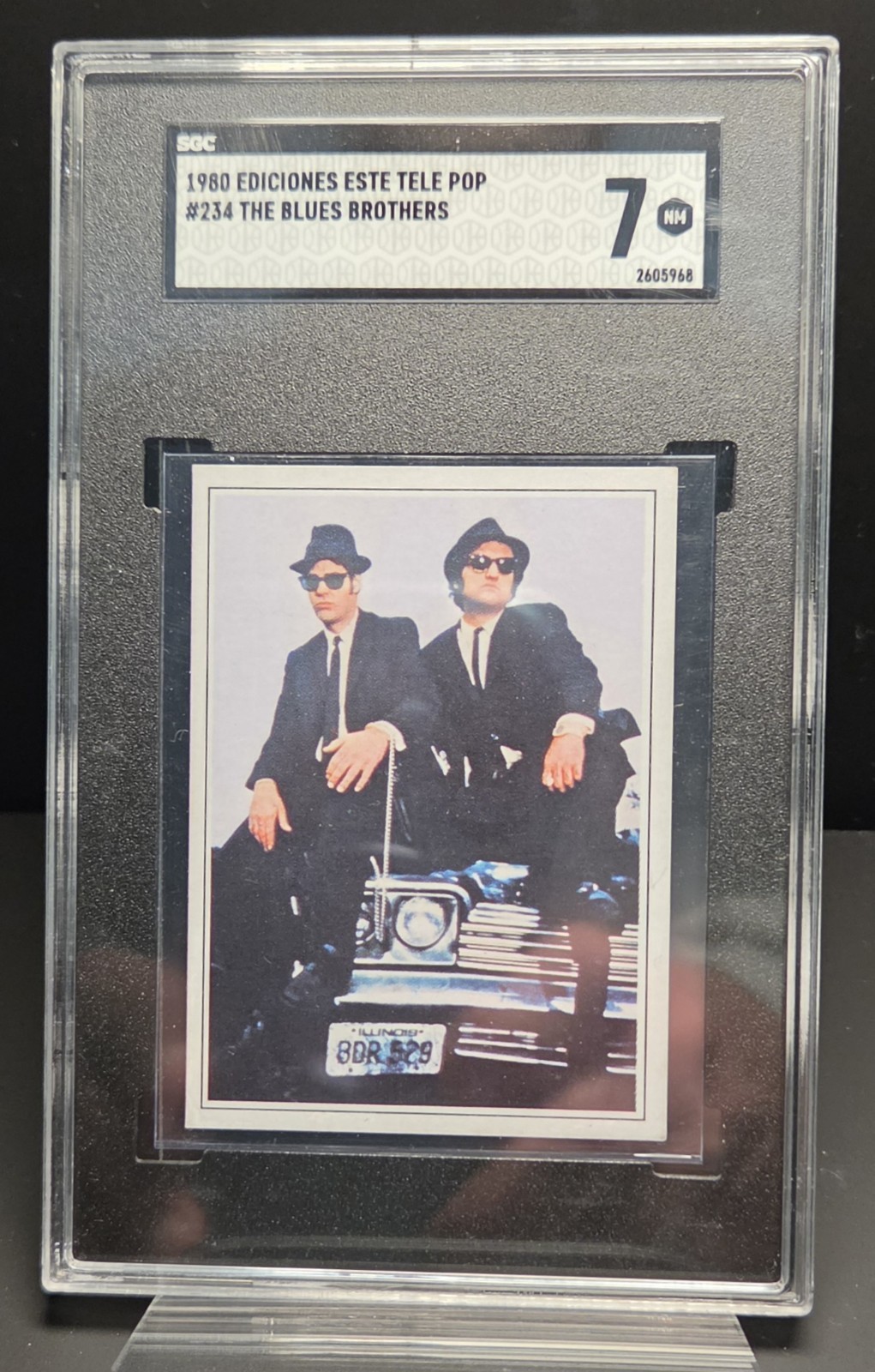 1980 EDICIONES THE BLUES BROTHERS SGC 7 Este Tele Pop Aykroyd Belushi RookieCard
