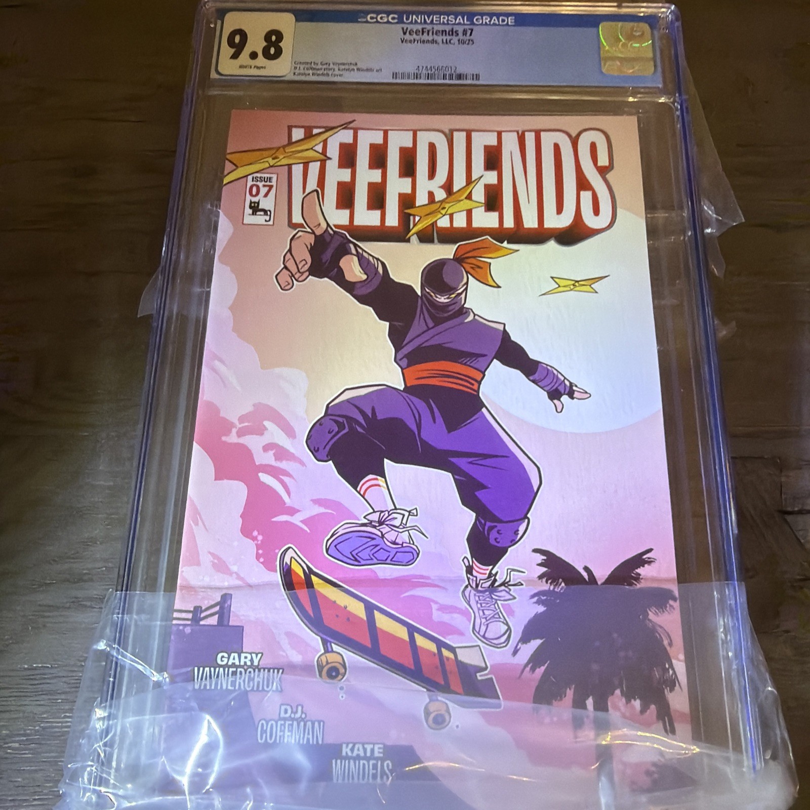 VeeFriends Comic #7 CGC 9.8 Notorious Ninja Gary Vee Dj Coffman Sold Out