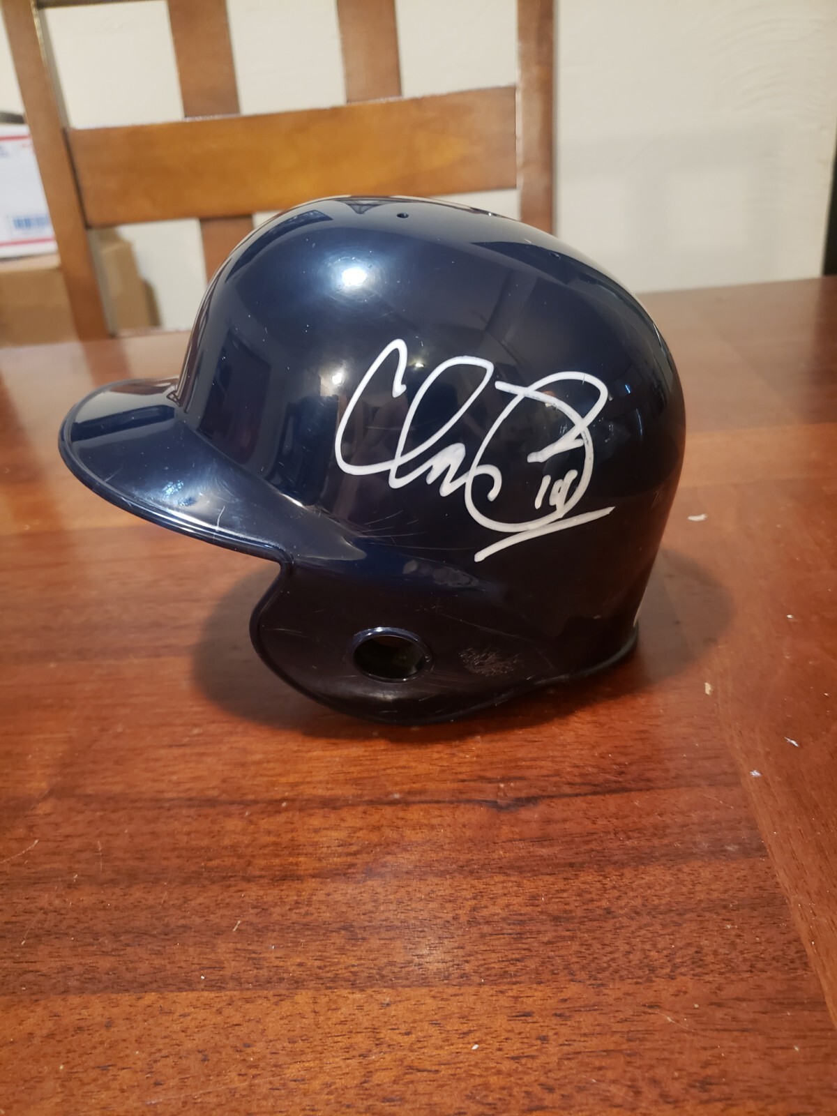 Comedian George Lopez Autographed Mini Baseball Helmet