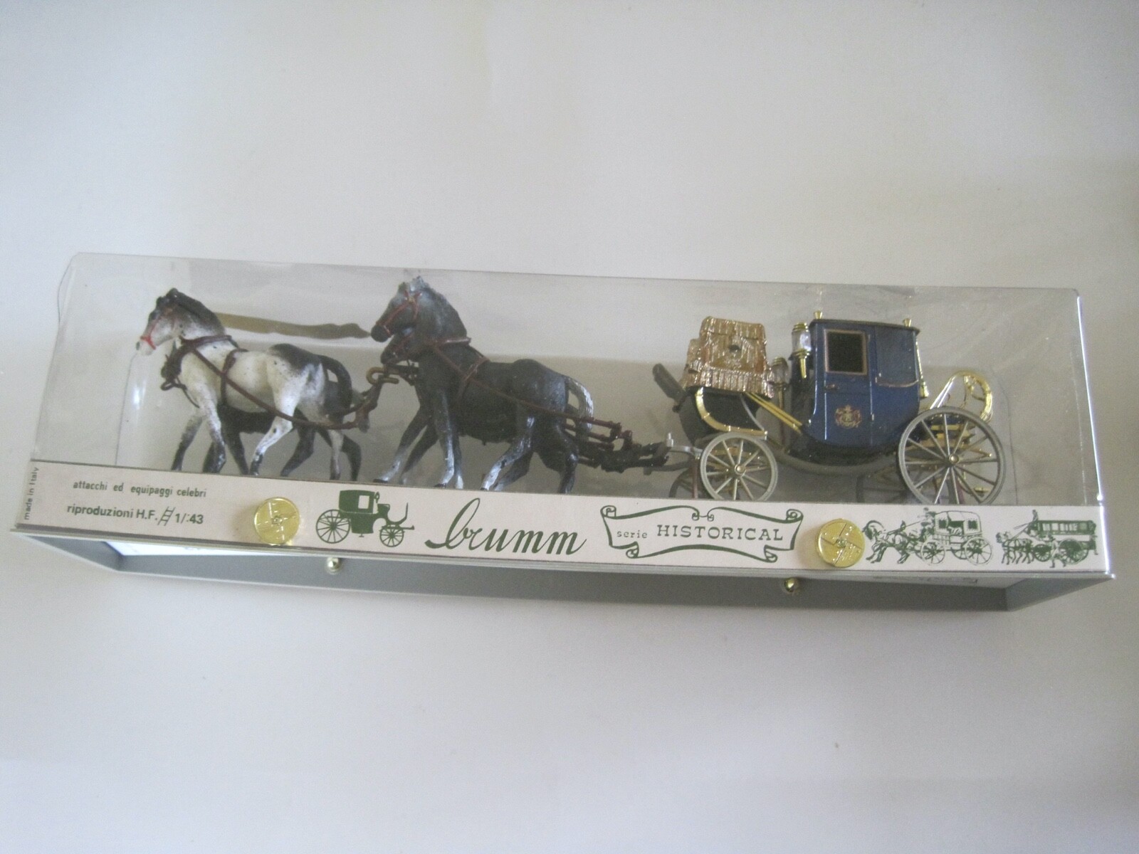 Car Brumm Historical Series Dress Chariot 1850