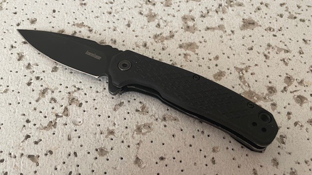 Kershaw Conduit 1407 Linerlock Folding Pocket Knife Plain Blade Assisted Opener