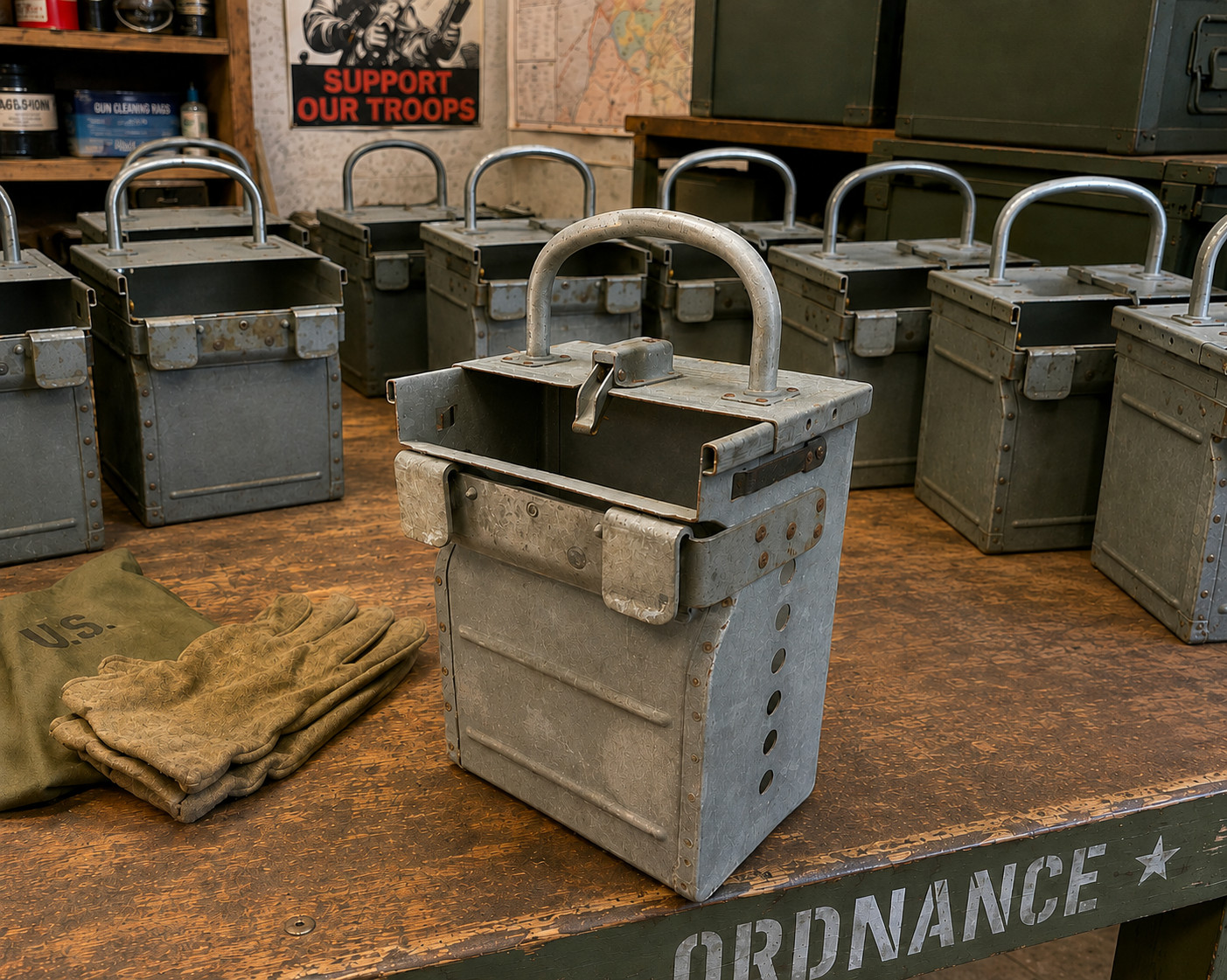 B-17 FLYING FORTRESS AMMO CAN