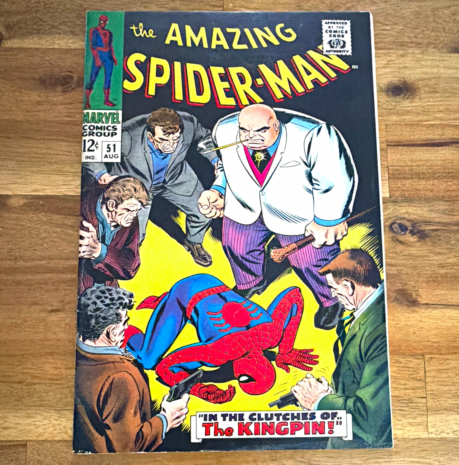 The Amazing Spider-Man #51 VF 1st Kingpin Cover and 2nd Kingpin APP